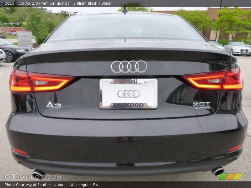 Brilliant Black / Black 2015 Audi A3 2.0 Premium quattro