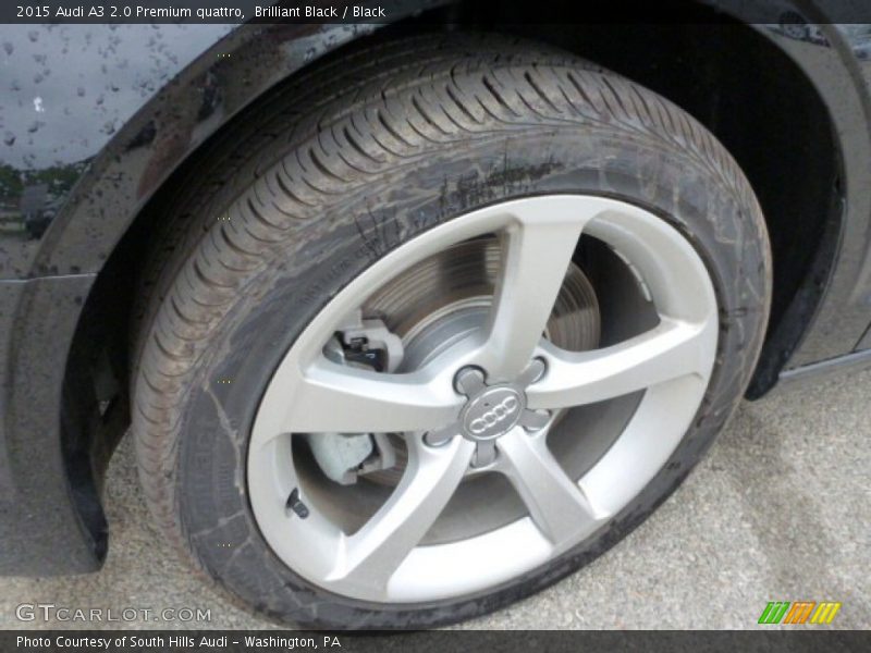 Brilliant Black / Black 2015 Audi A3 2.0 Premium quattro