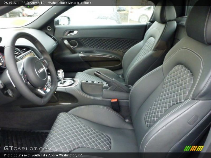 Front Seat of 2015 R8 Spyder V10