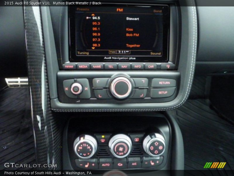 Controls of 2015 R8 Spyder V10