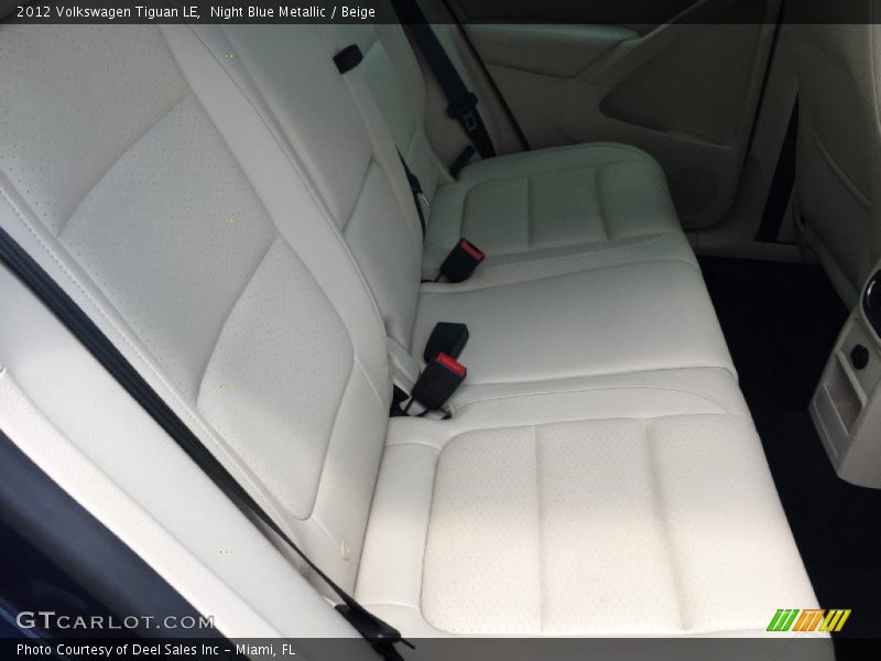 Night Blue Metallic / Beige 2012 Volkswagen Tiguan LE