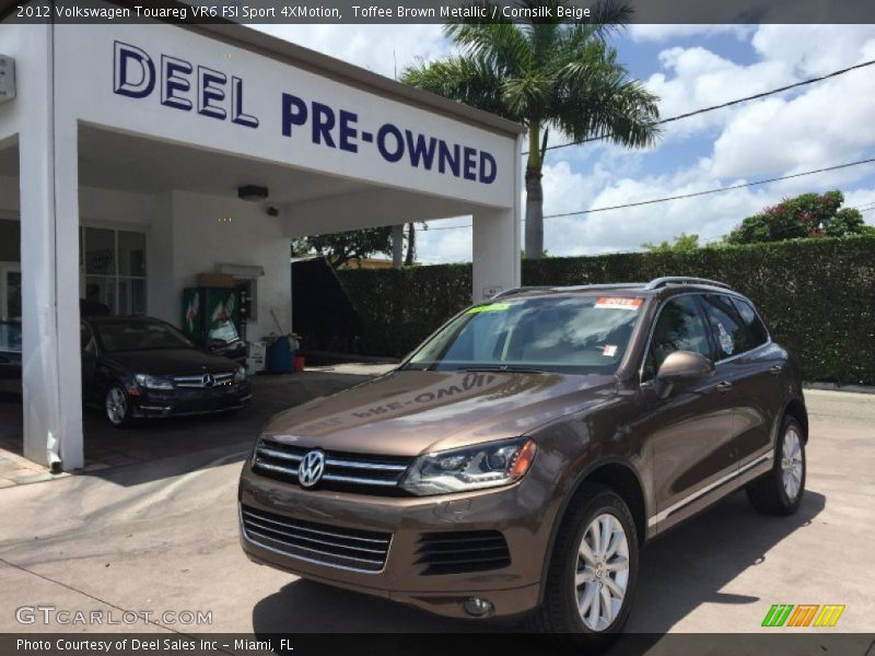 Toffee Brown Metallic / Cornsilk Beige 2012 Volkswagen Touareg VR6 FSI Sport 4XMotion