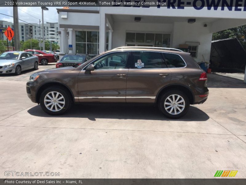 Toffee Brown Metallic / Cornsilk Beige 2012 Volkswagen Touareg VR6 FSI Sport 4XMotion