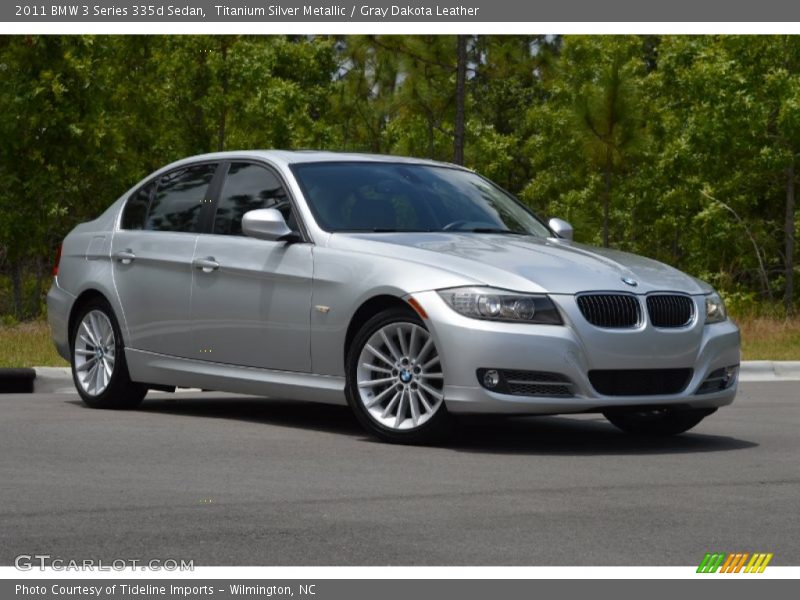 Front 3/4 View of 2011 3 Series 335d Sedan