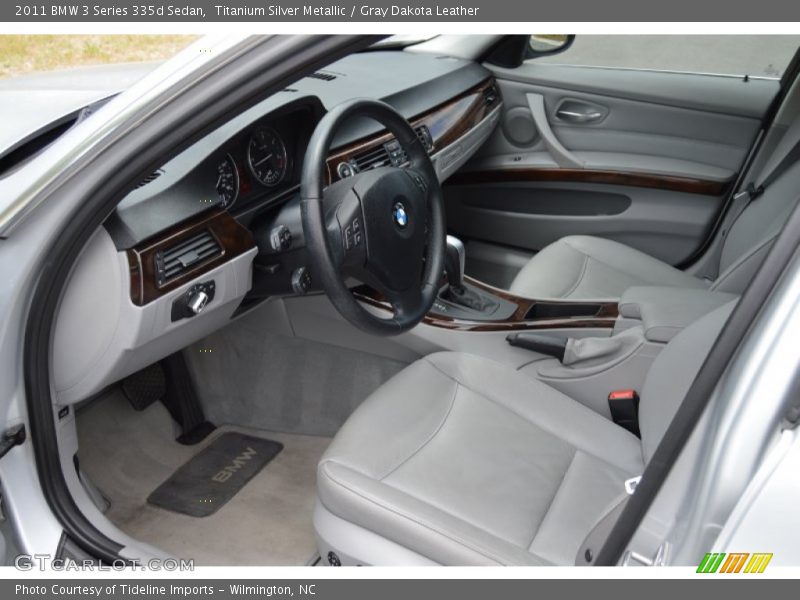  2011 3 Series 335d Sedan Gray Dakota Leather Interior