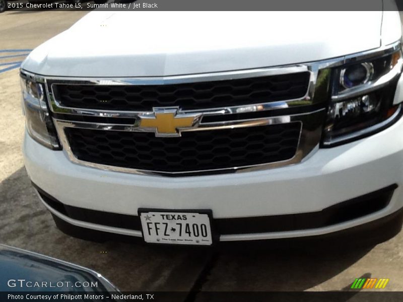 Summit White / Jet Black 2015 Chevrolet Tahoe LS