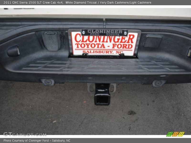 White Diamond Tricoat / Very Dark Cashmere/Light Cashmere 2011 GMC Sierra 1500 SLT Crew Cab 4x4