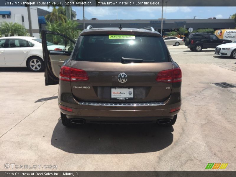 Toffee Brown Metallic / Cornsilk Beige 2012 Volkswagen Touareg VR6 FSI Sport 4XMotion