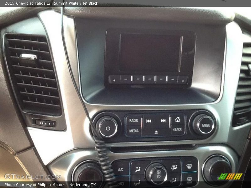 Summit White / Jet Black 2015 Chevrolet Tahoe LS