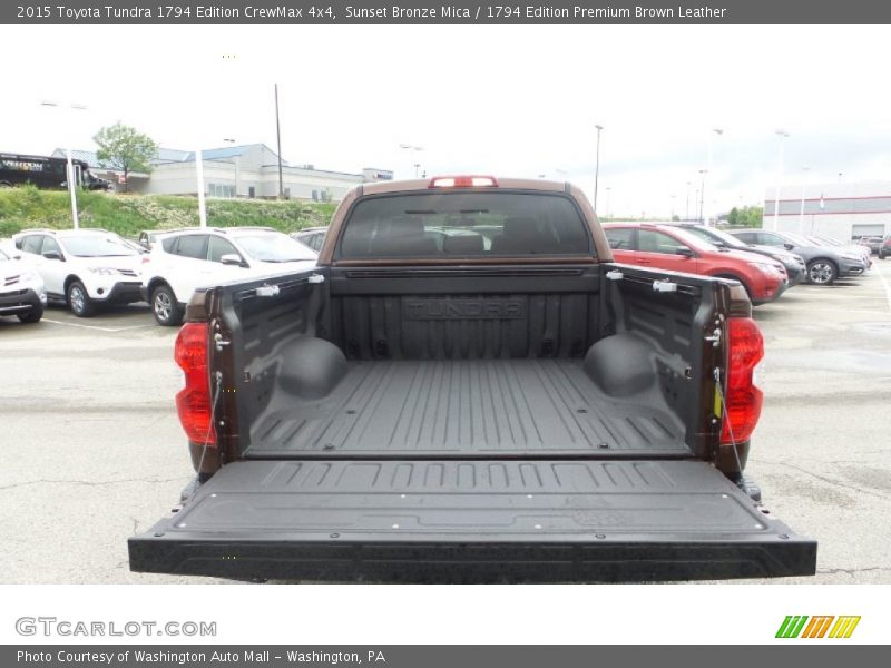 Sunset Bronze Mica / 1794 Edition Premium Brown Leather 2015 Toyota Tundra 1794 Edition CrewMax 4x4