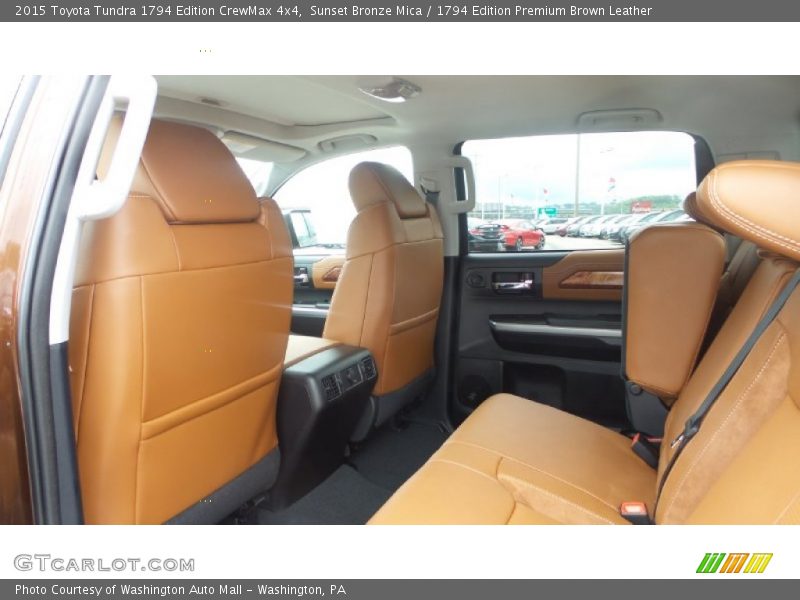 Sunset Bronze Mica / 1794 Edition Premium Brown Leather 2015 Toyota Tundra 1794 Edition CrewMax 4x4
