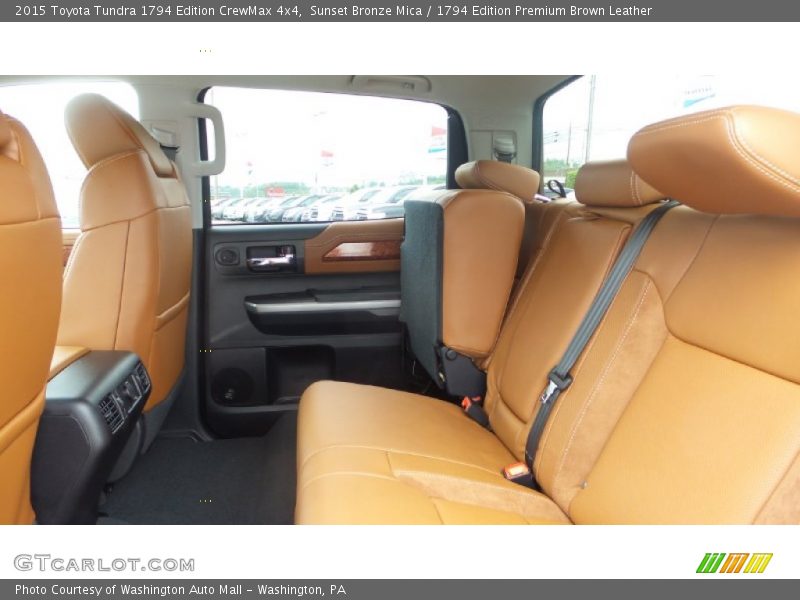 Rear Seat of 2015 Tundra 1794 Edition CrewMax 4x4