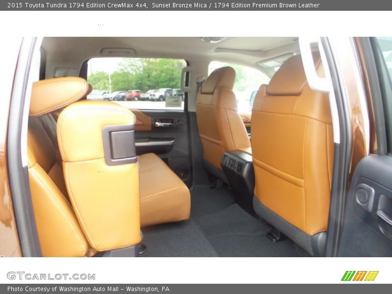 Sunset Bronze Mica / 1794 Edition Premium Brown Leather 2015 Toyota Tundra 1794 Edition CrewMax 4x4