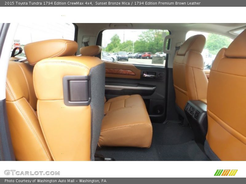 Sunset Bronze Mica / 1794 Edition Premium Brown Leather 2015 Toyota Tundra 1794 Edition CrewMax 4x4