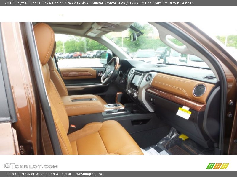 Sunset Bronze Mica / 1794 Edition Premium Brown Leather 2015 Toyota Tundra 1794 Edition CrewMax 4x4