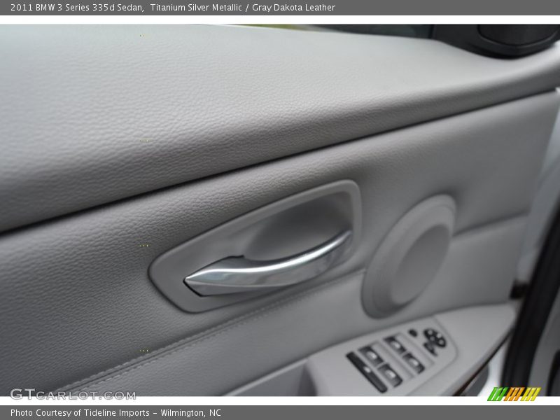 Titanium Silver Metallic / Gray Dakota Leather 2011 BMW 3 Series 335d Sedan