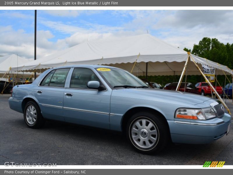 Light Ice Blue Metallic / Light Flint 2005 Mercury Grand Marquis LS