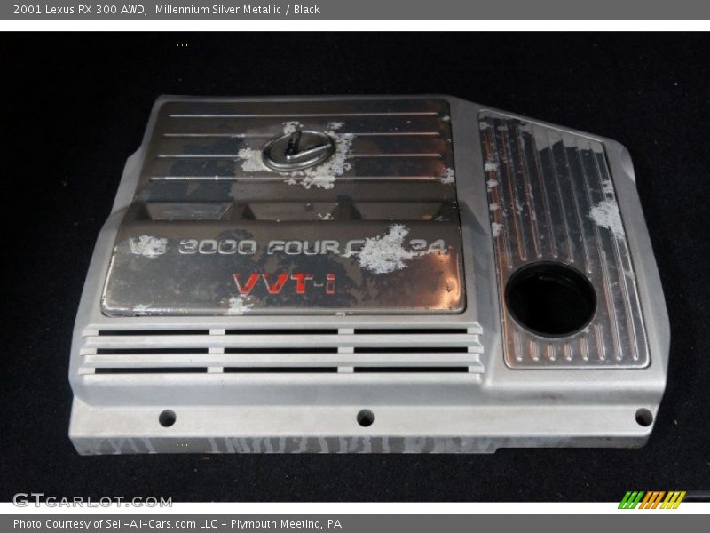 Millennium Silver Metallic / Black 2001 Lexus RX 300 AWD