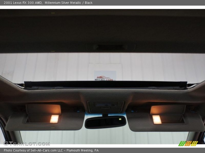 Millennium Silver Metallic / Black 2001 Lexus RX 300 AWD