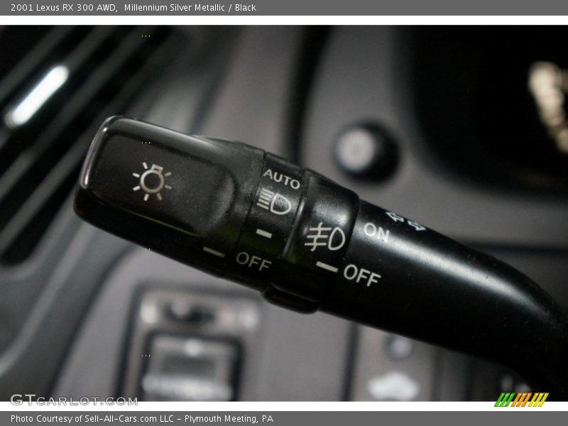 Millennium Silver Metallic / Black 2001 Lexus RX 300 AWD