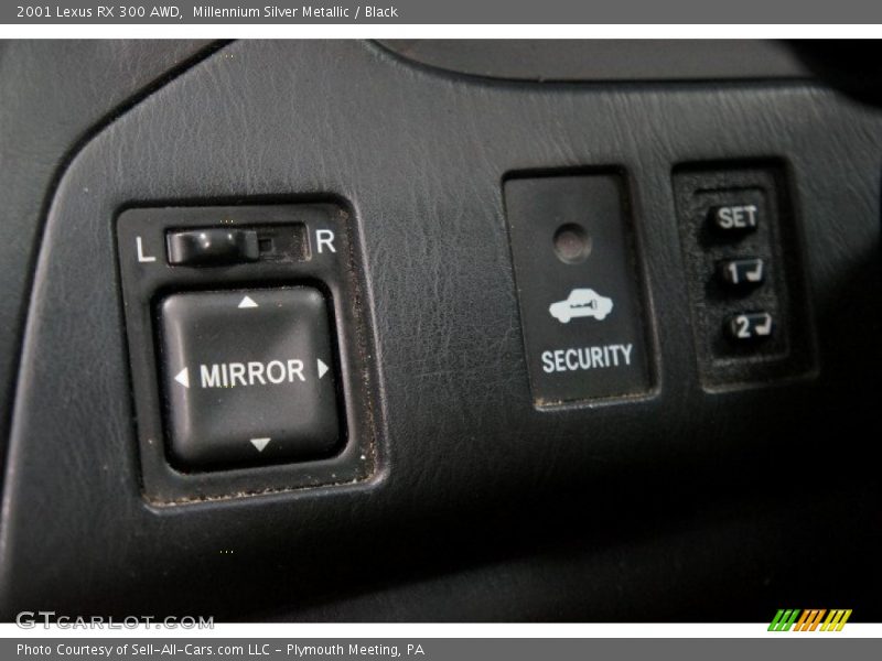 Millennium Silver Metallic / Black 2001 Lexus RX 300 AWD