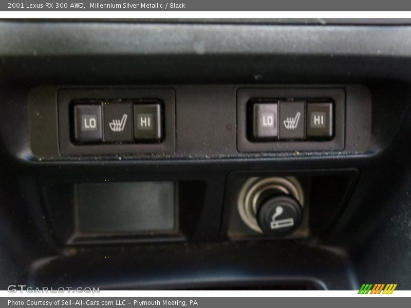 Millennium Silver Metallic / Black 2001 Lexus RX 300 AWD