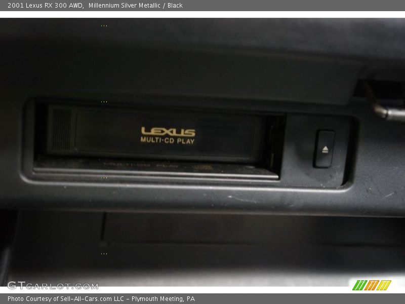 Millennium Silver Metallic / Black 2001 Lexus RX 300 AWD