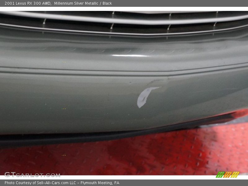 Millennium Silver Metallic / Black 2001 Lexus RX 300 AWD