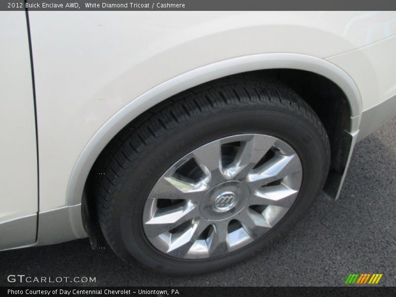 White Diamond Tricoat / Cashmere 2012 Buick Enclave AWD
