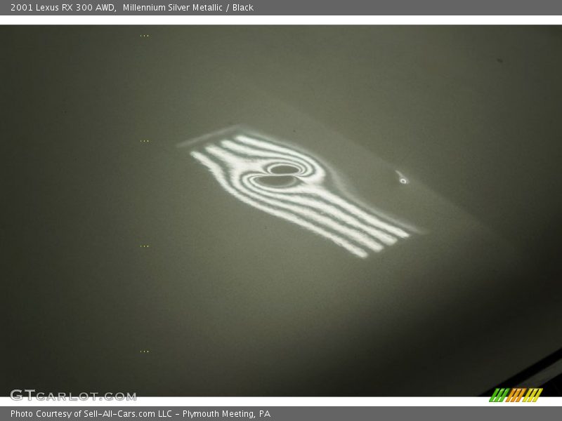 Millennium Silver Metallic / Black 2001 Lexus RX 300 AWD