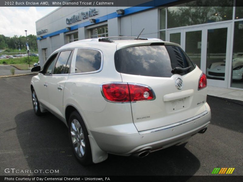 White Diamond Tricoat / Cashmere 2012 Buick Enclave AWD