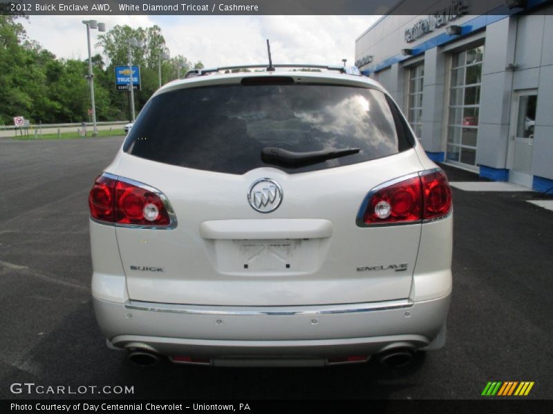 White Diamond Tricoat / Cashmere 2012 Buick Enclave AWD