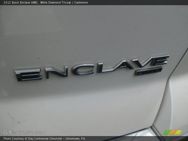 White Diamond Tricoat / Cashmere 2012 Buick Enclave AWD