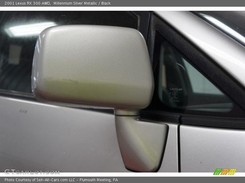 Millennium Silver Metallic / Black 2001 Lexus RX 300 AWD