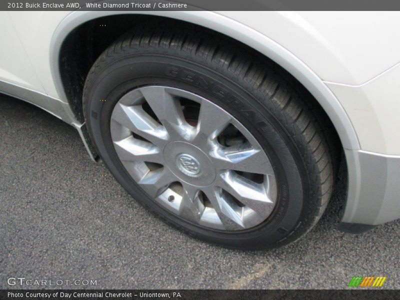 White Diamond Tricoat / Cashmere 2012 Buick Enclave AWD