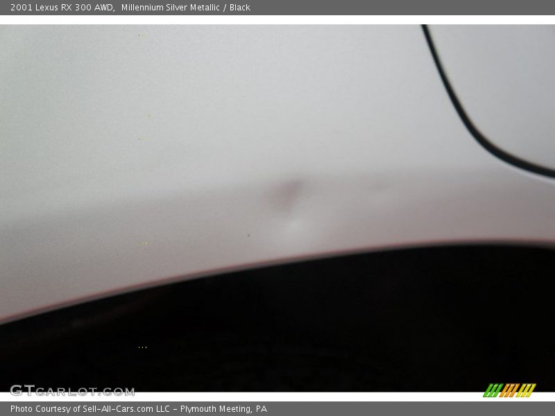 Millennium Silver Metallic / Black 2001 Lexus RX 300 AWD