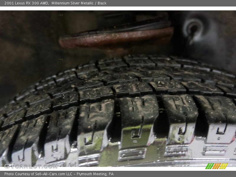 Millennium Silver Metallic / Black 2001 Lexus RX 300 AWD