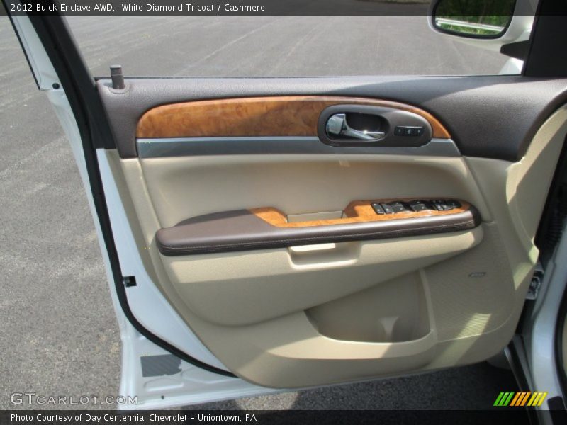 White Diamond Tricoat / Cashmere 2012 Buick Enclave AWD