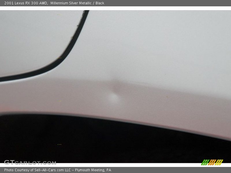 Millennium Silver Metallic / Black 2001 Lexus RX 300 AWD