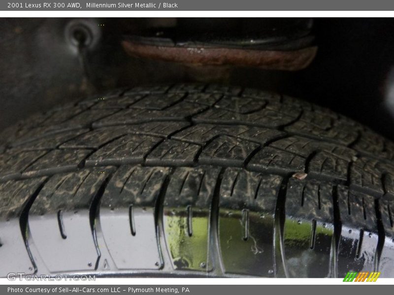 Millennium Silver Metallic / Black 2001 Lexus RX 300 AWD