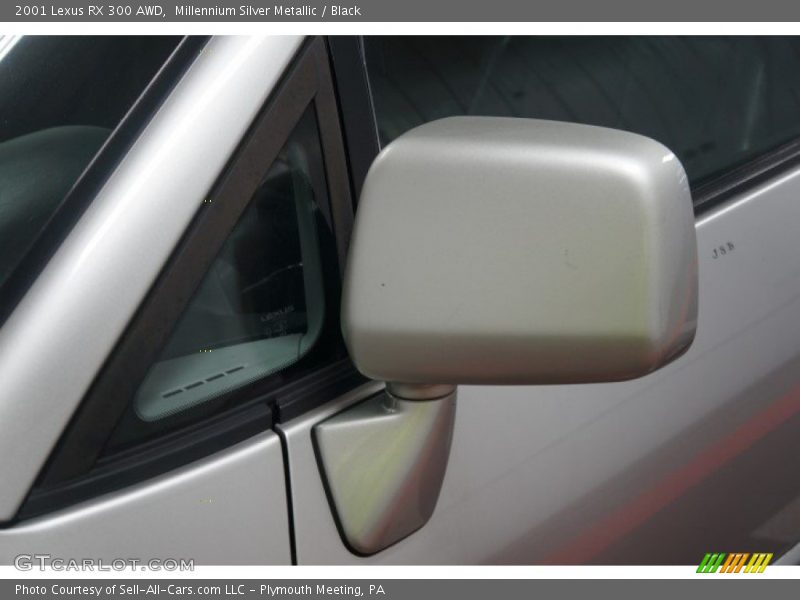 Millennium Silver Metallic / Black 2001 Lexus RX 300 AWD