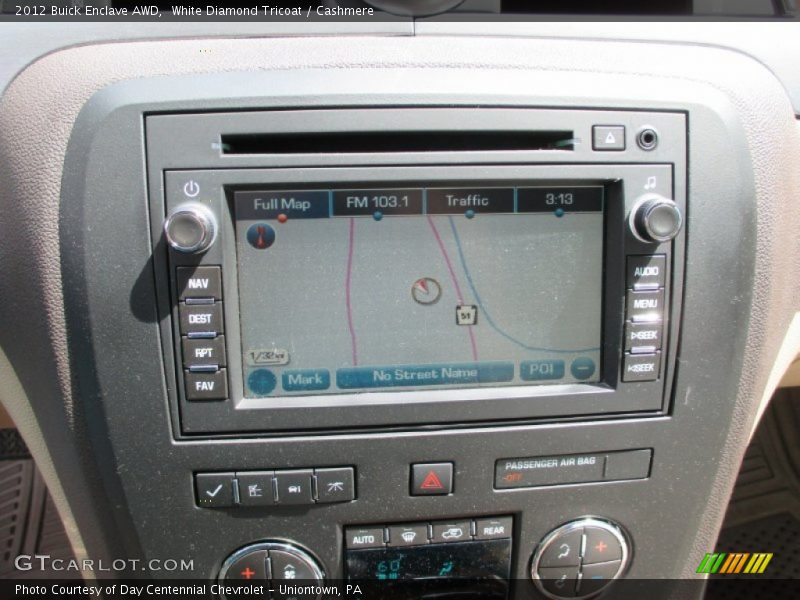 White Diamond Tricoat / Cashmere 2012 Buick Enclave AWD