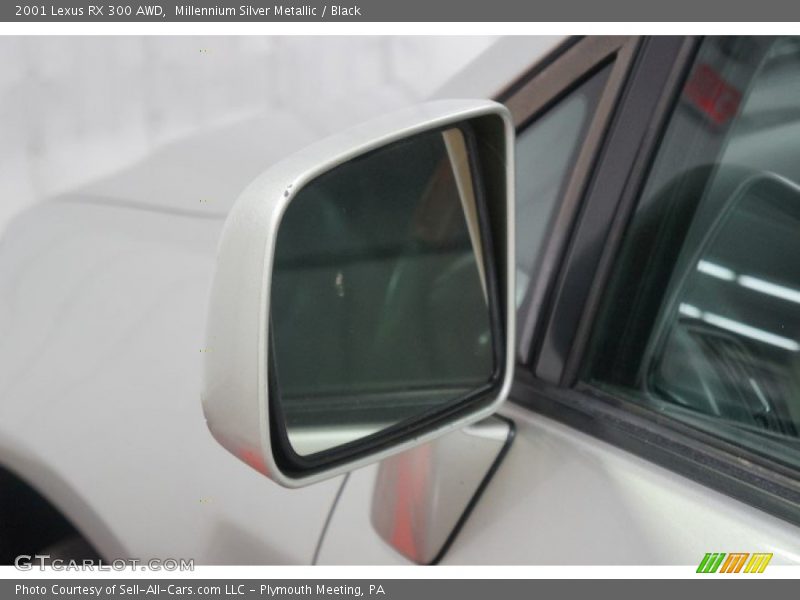 Millennium Silver Metallic / Black 2001 Lexus RX 300 AWD