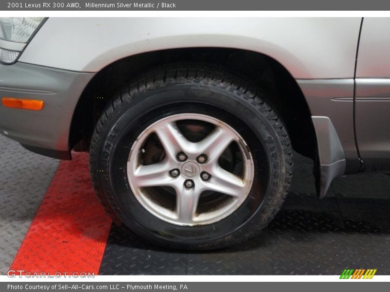 Millennium Silver Metallic / Black 2001 Lexus RX 300 AWD