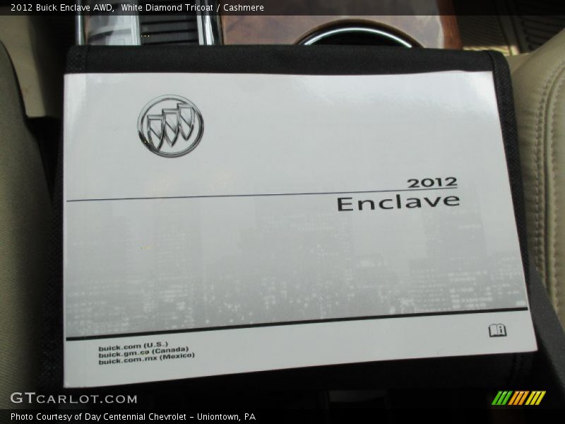 White Diamond Tricoat / Cashmere 2012 Buick Enclave AWD