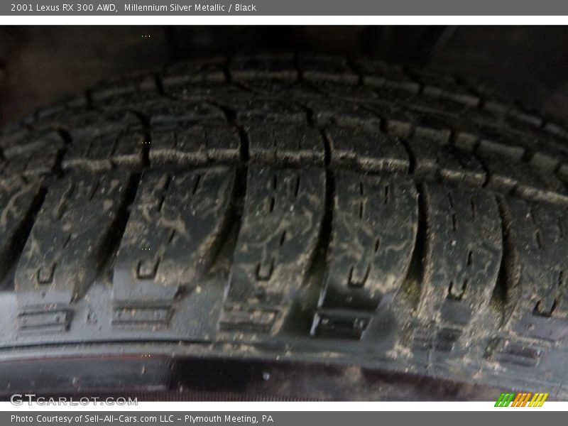 Millennium Silver Metallic / Black 2001 Lexus RX 300 AWD