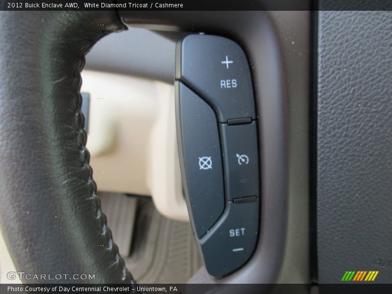 White Diamond Tricoat / Cashmere 2012 Buick Enclave AWD