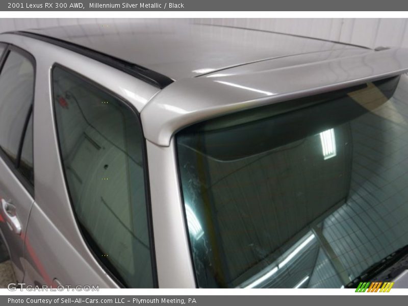 Millennium Silver Metallic / Black 2001 Lexus RX 300 AWD