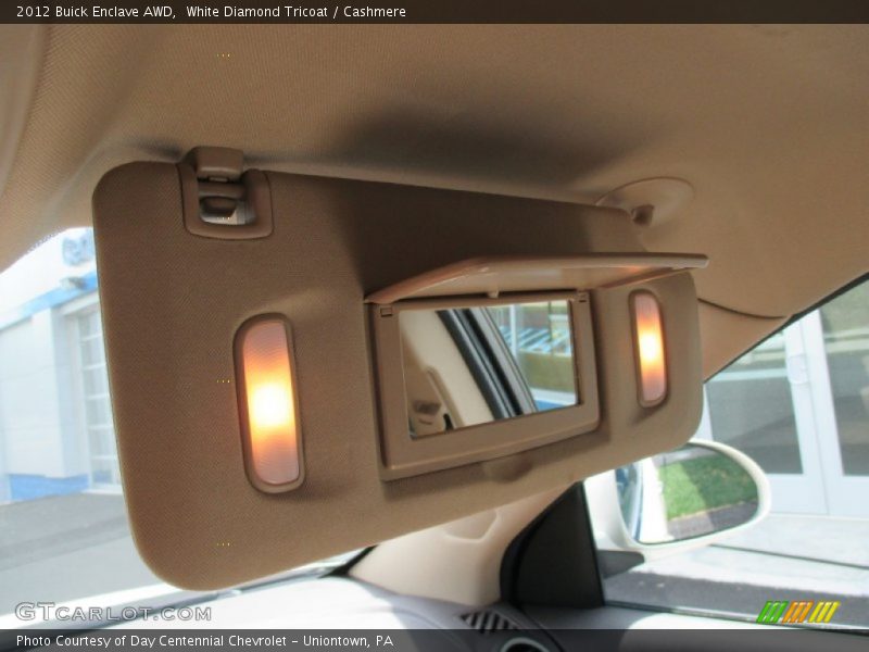 White Diamond Tricoat / Cashmere 2012 Buick Enclave AWD