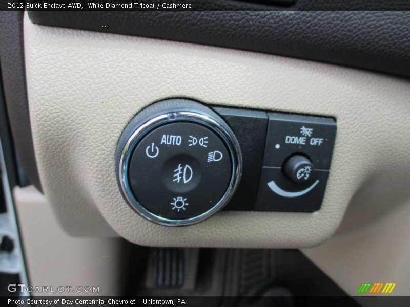 White Diamond Tricoat / Cashmere 2012 Buick Enclave AWD